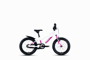 GHOST Powerkid 16 pearl white/candy magenta - glossy