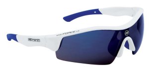 Force Radsportbrille RACE, weiß/blau