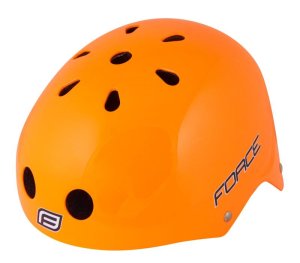 Force BMX Fahrradhelm, orange, S-M