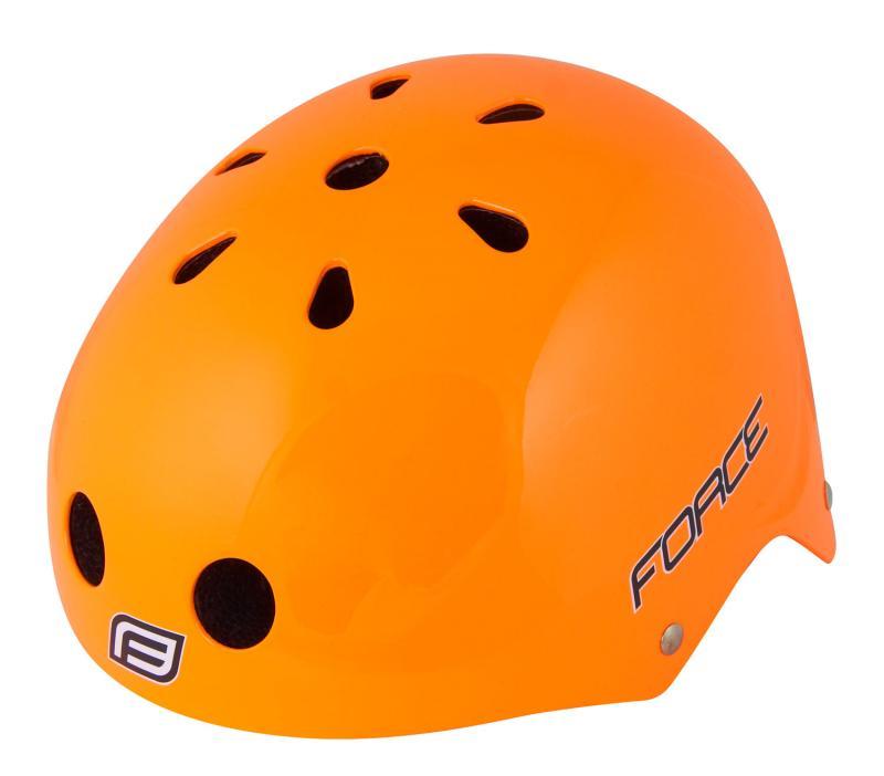 Force BMX Fahrradhelm, orange, L-XL